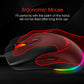 RGB Gaming Mouse Wired PC Gaming Mice with 7 Color Backlight 6 Buttons Up to 6400 DPI Computer USB Mouses Black MS732